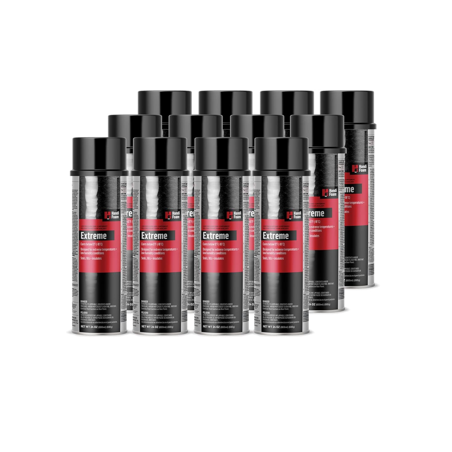 HandiFoam 24 oz Extreme Gun Foam SEALANT 24 OZ, P30120-12 latas miniatura 1