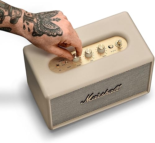 Miniatura 7 de Marshall Acton III - Altavoz Bluetooth para el hogar, color crema