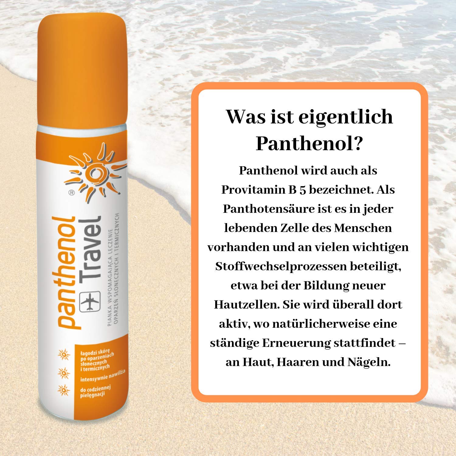 Panthenol Travel Na Oparzenia Słoneczne I Termiczne 90 ml
