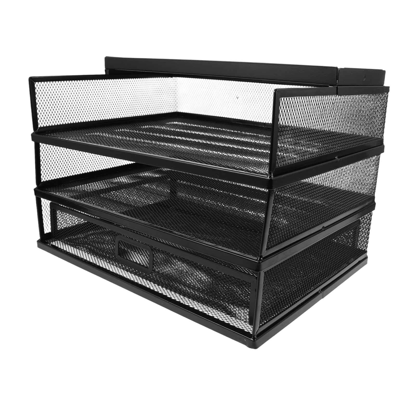 Archivador de escritorio de metal con cajones extraíbles, armario de almacenamiento de escritorio que ahorra espacio para documentos de oficina, papelería, clasificación de hogar, espacio de trabajo y
