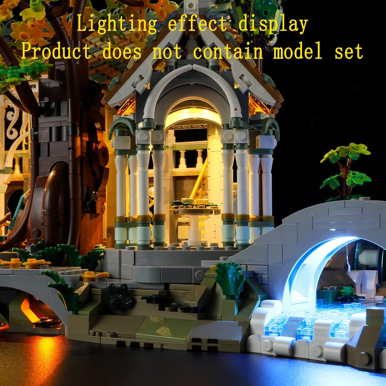 GEAMENT LED Light Kit Compatible with Lego The Lord of The Rings: Rivendell - for Lord of The Rings 10316 Model Set (Model Set Not Included)