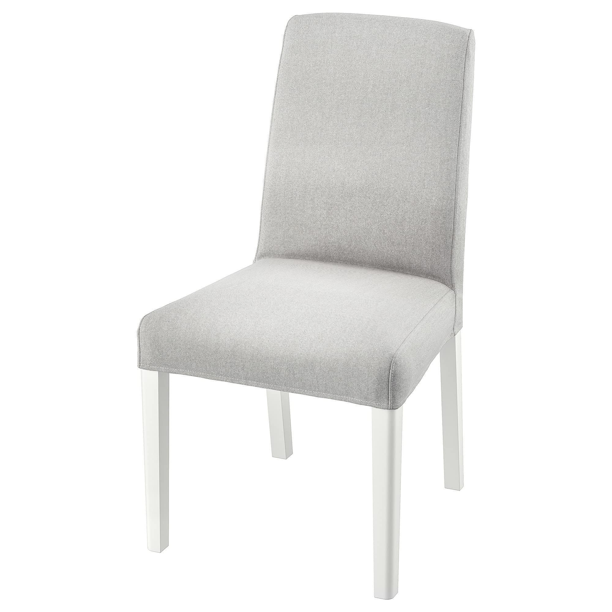Chaise BERGMUND blanc gris clair Orrsta assise confortable de cuisine