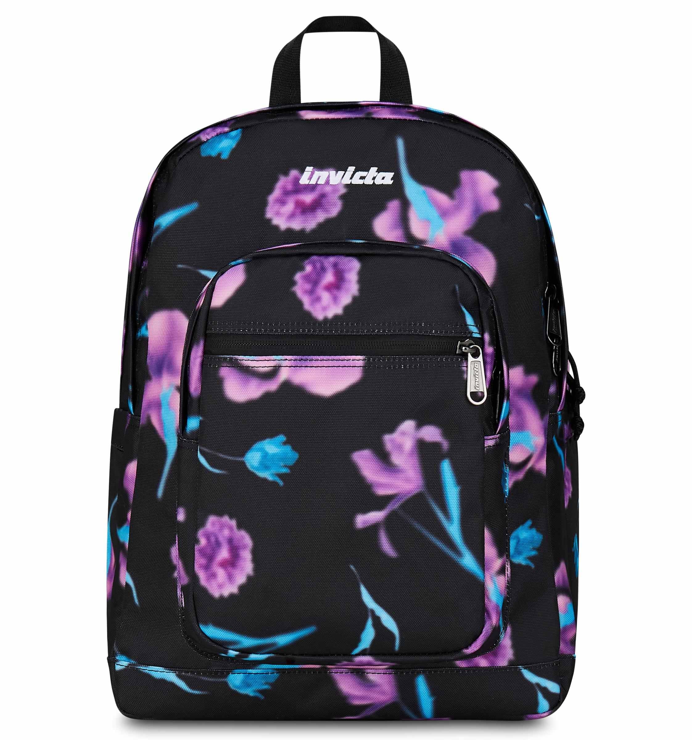 Invicta Jelek School Backpack, Black, Double Compartment - View #5
