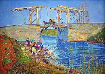 gafa14　ゴッホ　「アルルの跳ね橋」、「ひまわり」ポスター額付き gafa14様専用 ゴッホ 「アルルの跳ね橋」、「ひまわり」ポスター