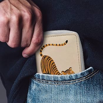 虎屋ういろ 金色 コインケース ミニ財布 虎 財布 ear