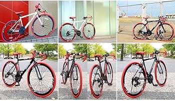 GRAPHIS ロードバイク ホワイト/レッド ヨドバシ.com - グラフィス GRAPHIS ロードバイク 700C×28C 21段