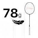 Li-Ning Blaze 100 Carbon Fibre Strung Badmiton Racket with Free Full Cover (Black/Silver/Navy, 78 Grams) gallery image