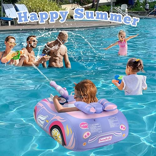 Miniatura 7 de Flotador de piscina para bebé, flotadores 3D para niños pequeños de 1 a 2 años, flotadores de piscina para bebés de 6 a 12 meses, flotadores de