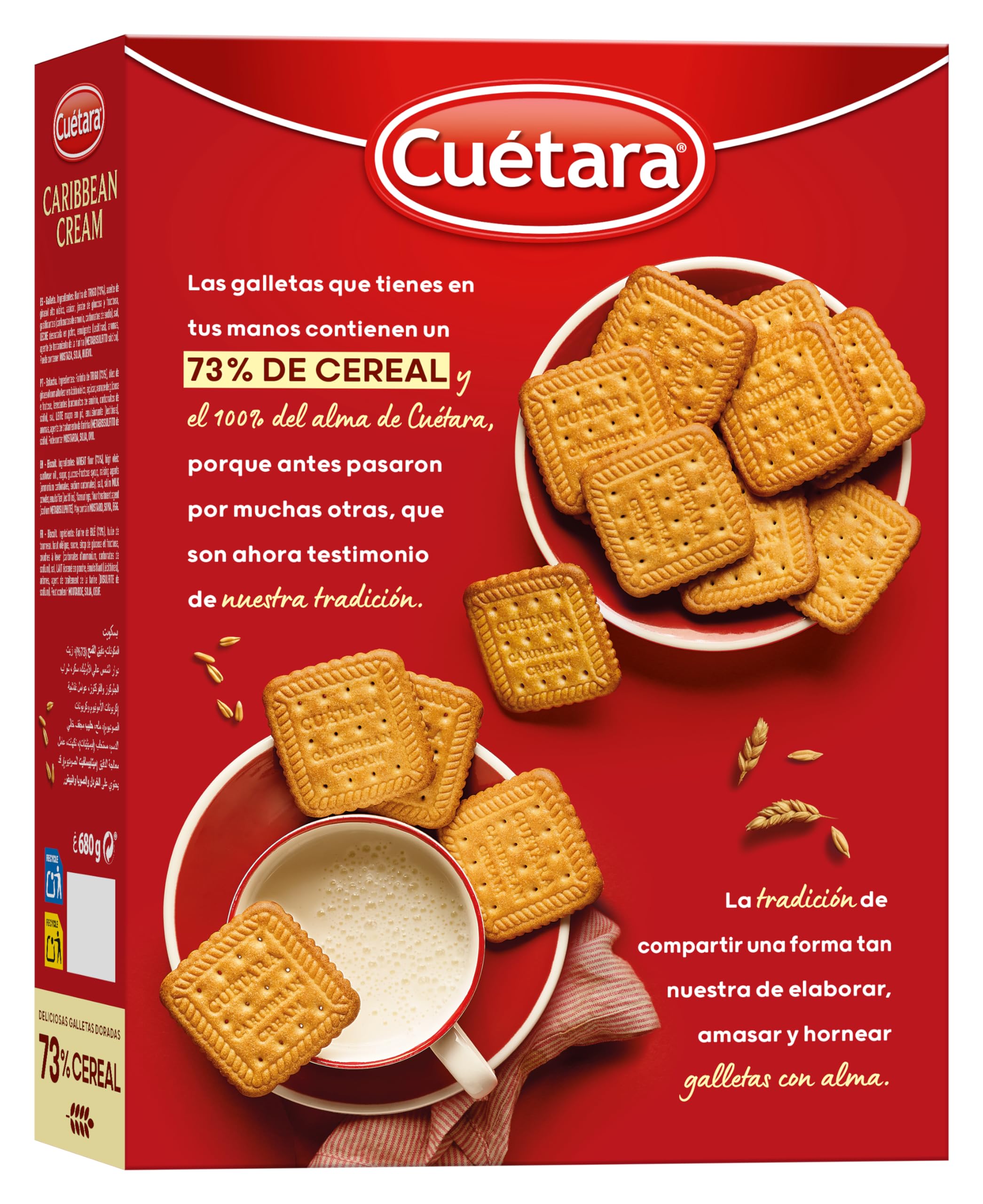 Caribbean Cream 680g de Cuétara