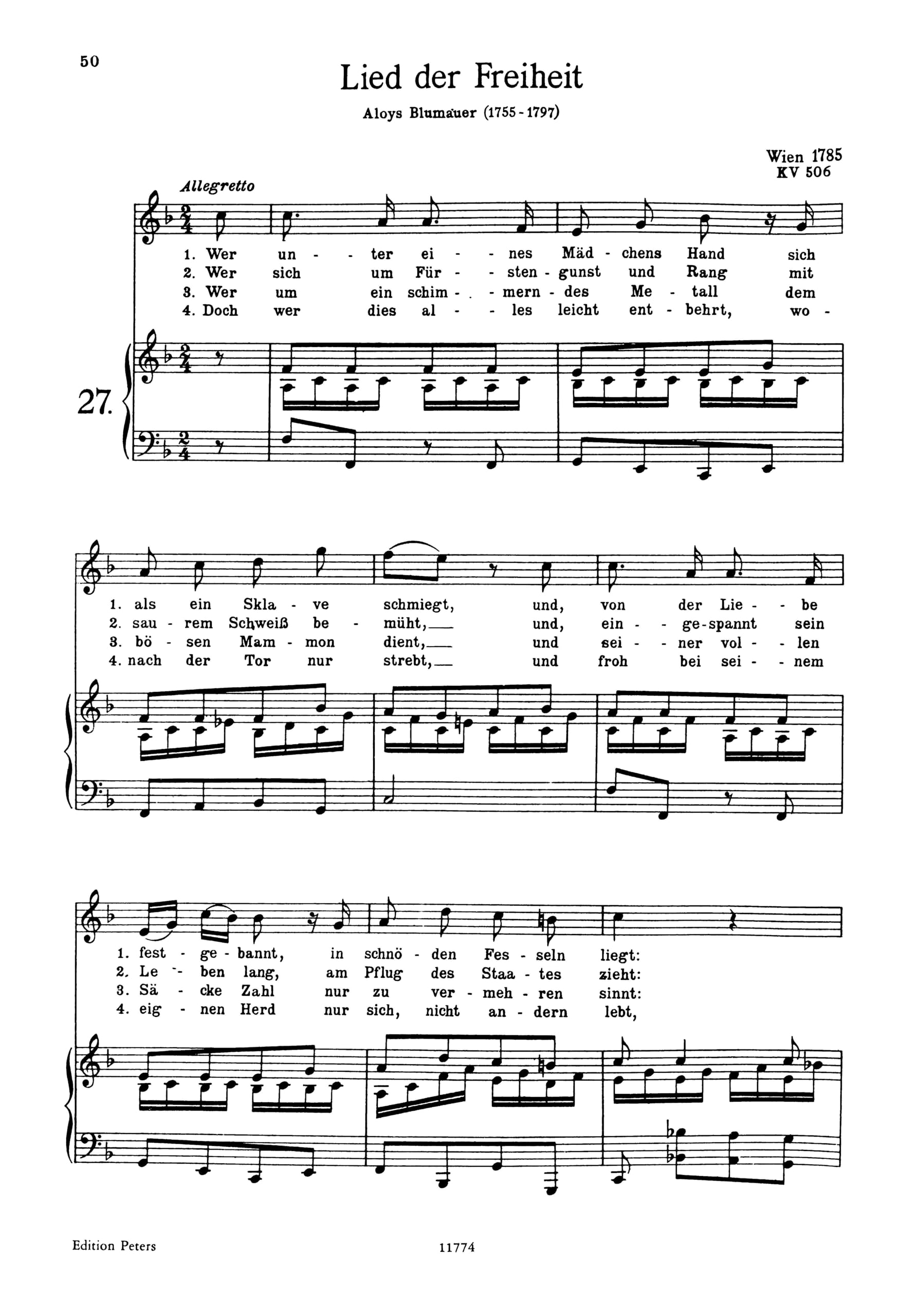 Lieder (50) - VxH/Po