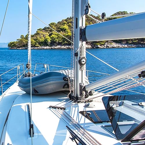 Miniatura 6 de Cuerda UnManila trenzada de 100 pies de largo, cuerda trenzada de tres hebras con diámetro de 34 pulgadas para decoración, manualidades, deportes y