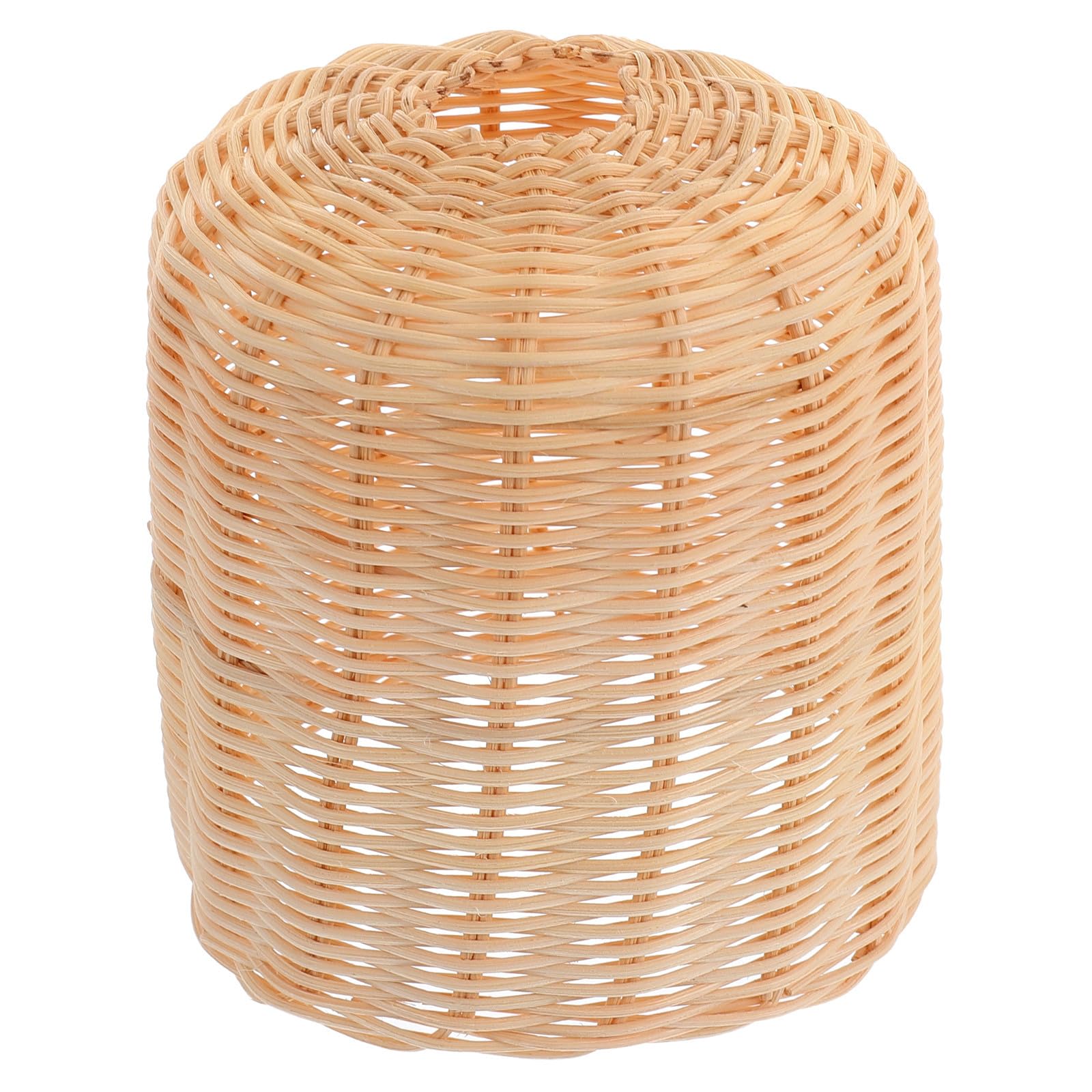 Beaupretty Rattan Gasflaschenhülle Flach mit Aufbewahrungstasche für Gasflaschen Abdeckung für Kochgasflasche Tankdeckel Anti Kollisionsschutz und Rostschutz für Sommerfest und Outdoor
