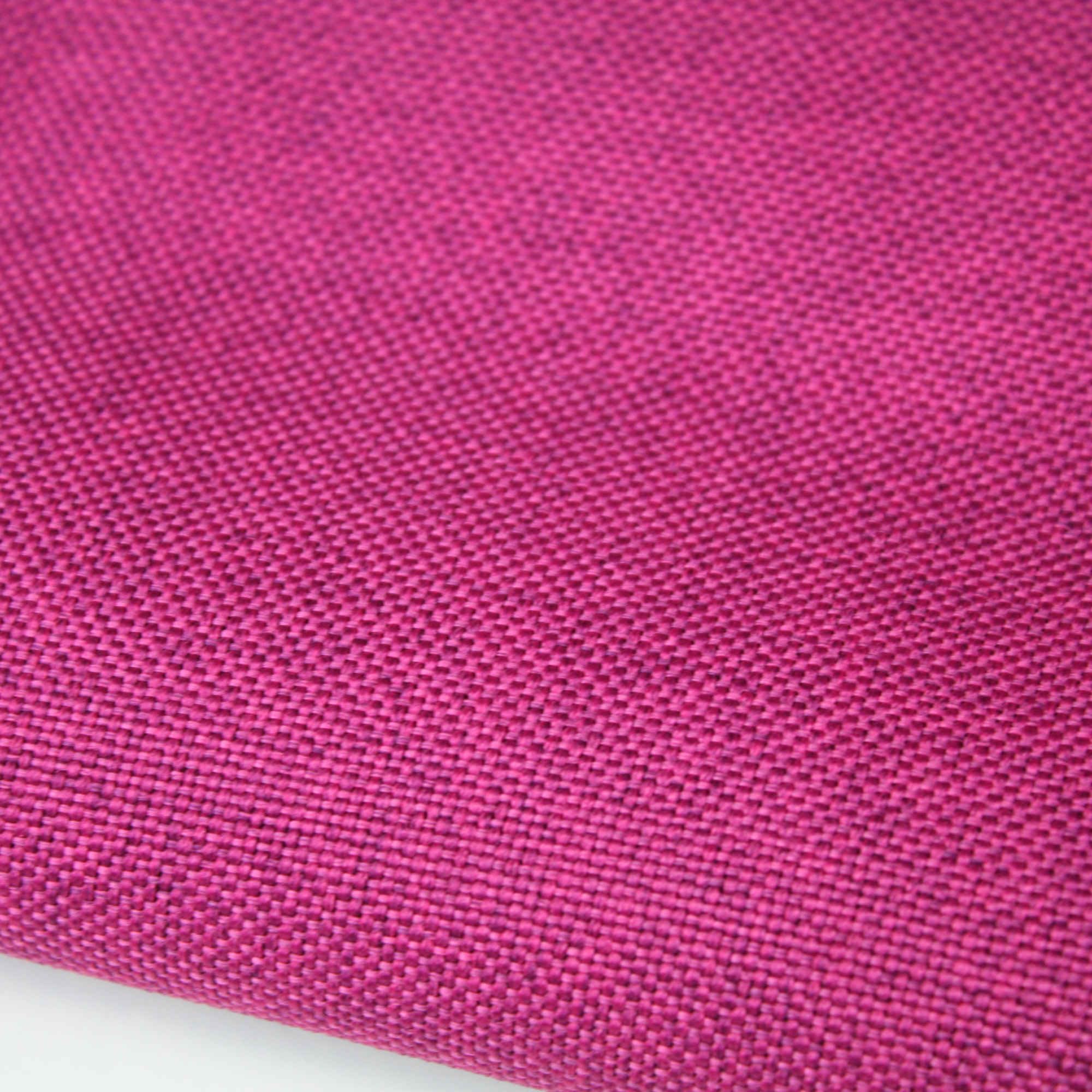 Plain Soft Linen Look Fabric Curtain Dressmaking Upholstery Fabric (Cerise)