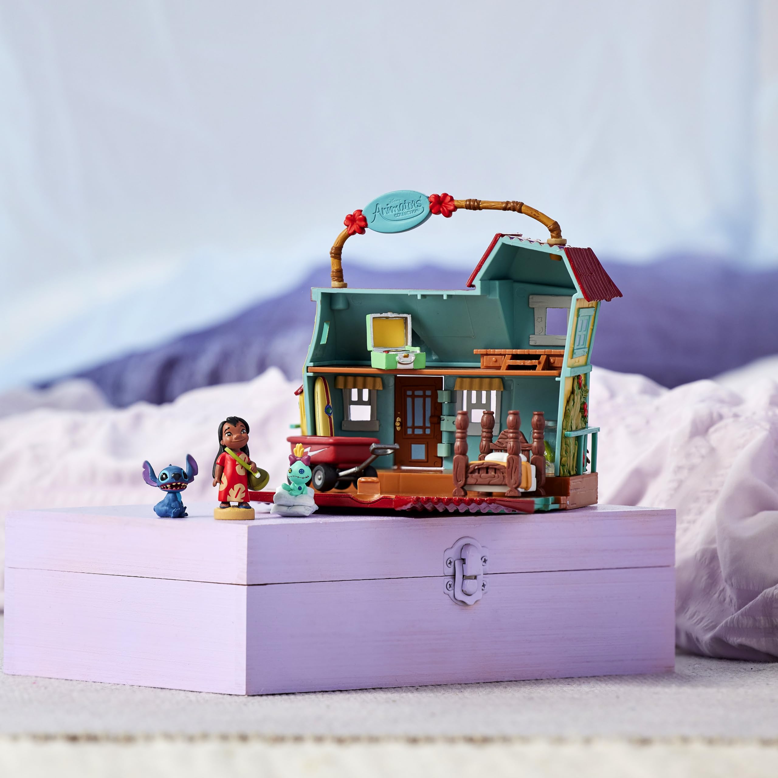 Disney Store Ufficiale Bambola Lilo Animator, Lilo & Stitch, 39cm, Coraggiosa Bambina dell’Isola con Abito Classico e Capelli realistici, Adatto dai 3 Anni in su