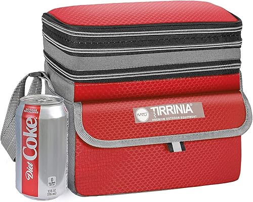 Miniatura 8 de Tirrinia Lonchera pequeña con aislamiento, a prueba de fugas, reutilizable, expandible para mujeres, hombres y adultos, bolsa enfriadora para el