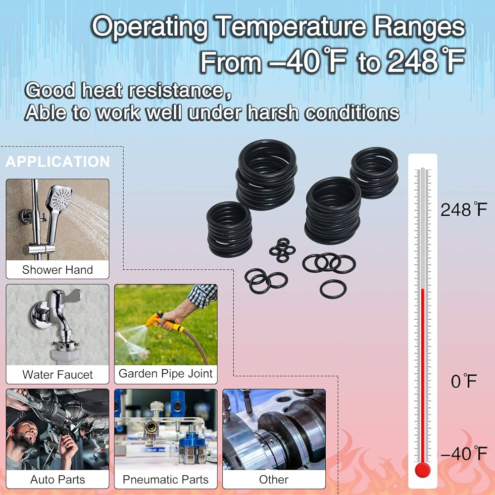 Amazon.com: boeray 740 件通用O 型環24 種尺寸附4 件工具| 橡膠O 型環 Amazon.com: boeray 740 件通用O 型環24 種尺寸附4 件工具| 橡膠O 型環