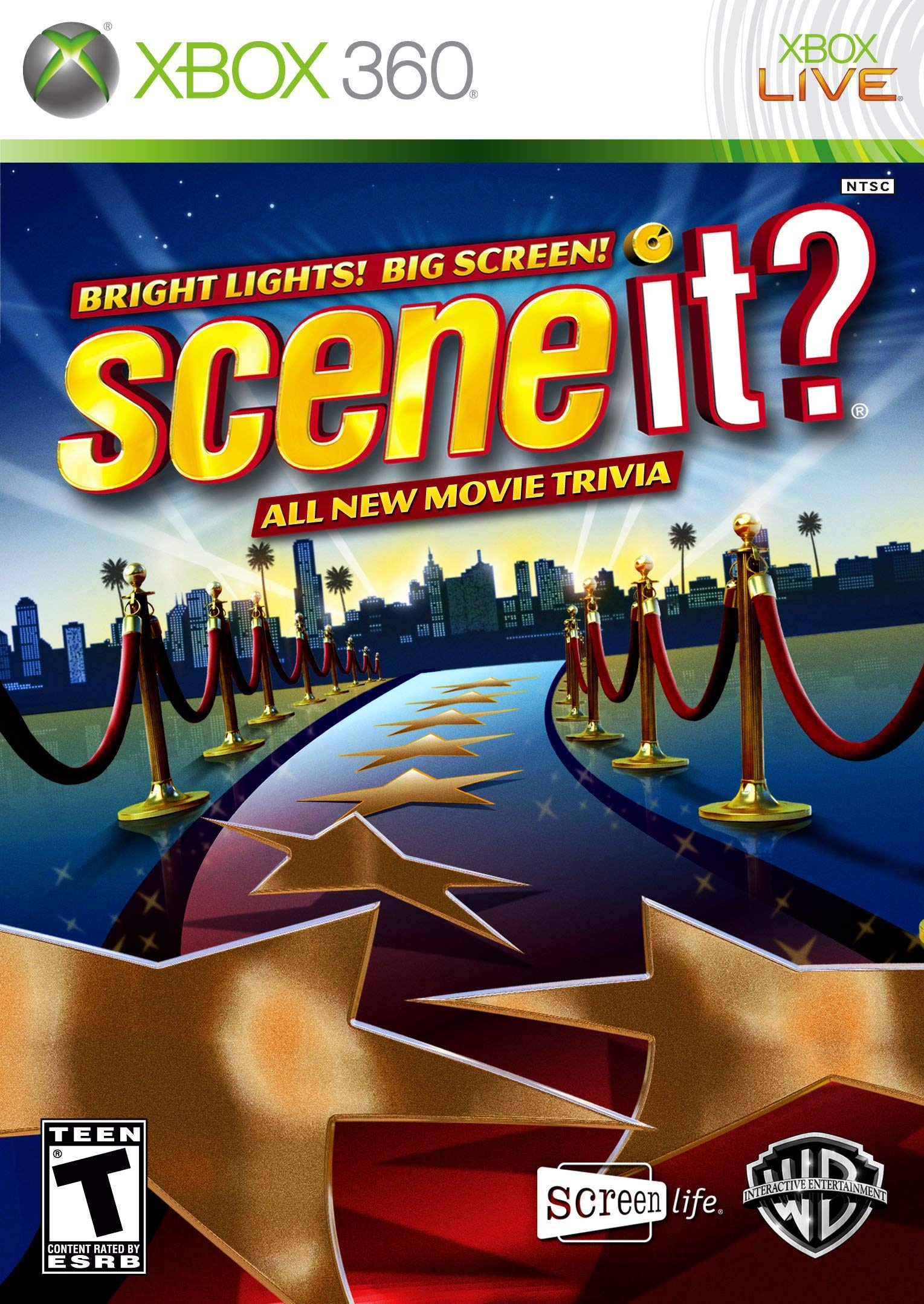 Scene It? Bright Lights! Big Screen! - Xbox 360 (Renewed)
