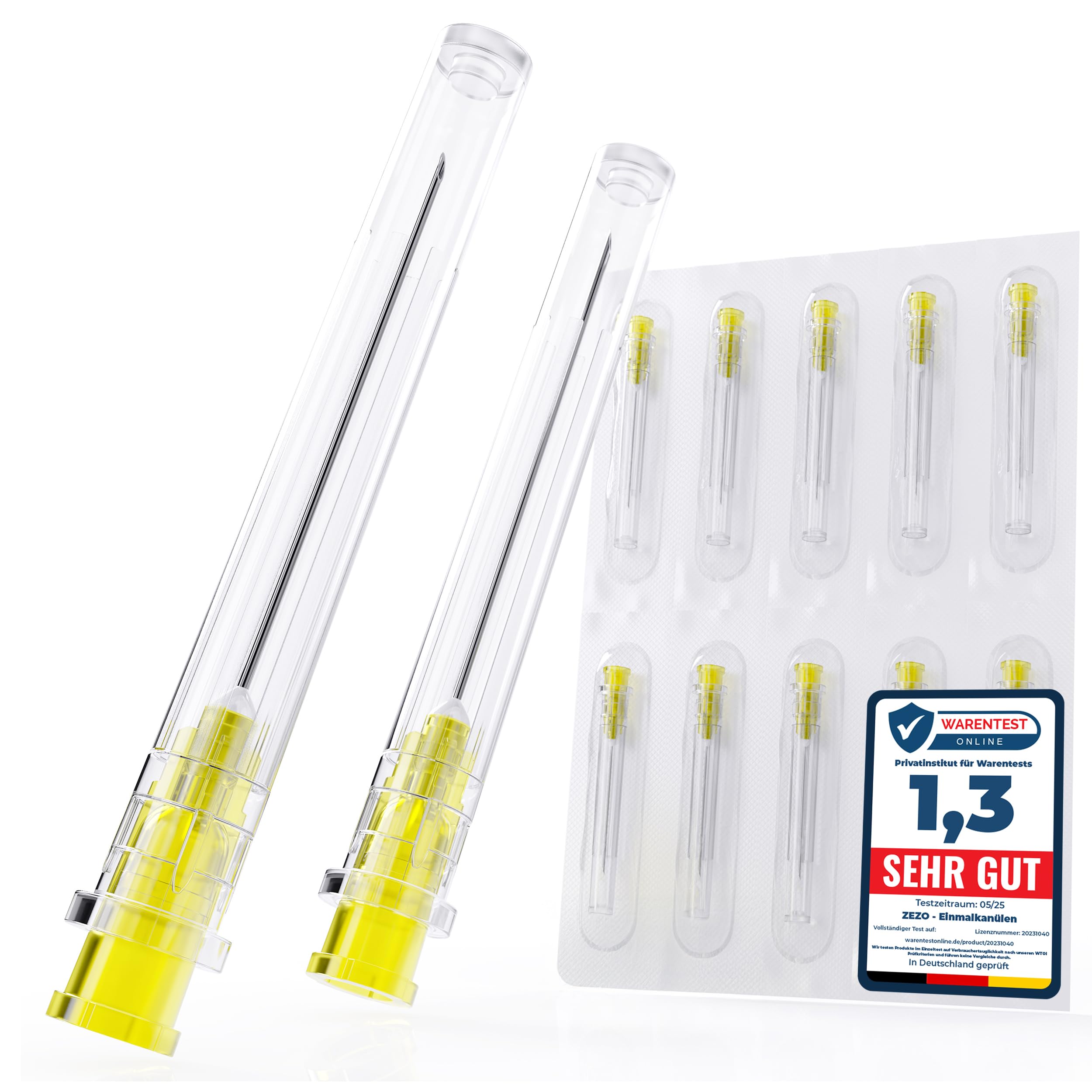 100 Stück 24G 0,55 x 25mm einzeln verpackt Tube für Nachfüllflüssigkeiten aus rostfreiem Edelstahl Tube für Haushalt, Wissenschaftslabor, Industrie (20G 0,9 x 38mm)