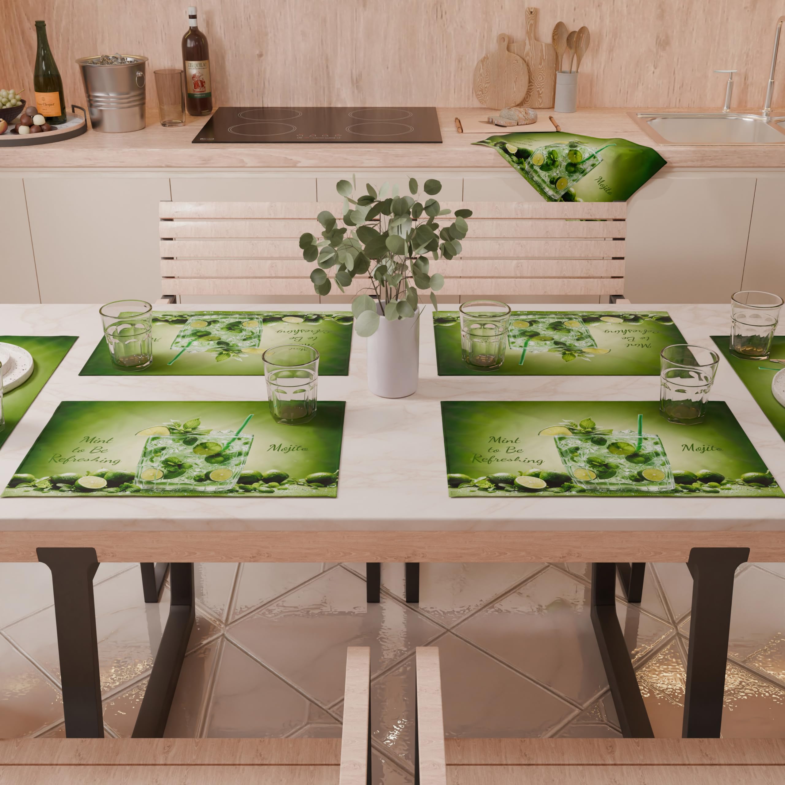 PETTI Artigiani Italiani, American Placemats with Digital Print - Image 4