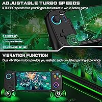 Vista 6 de Wireless Phone Controller for iPhoneAndroid No Deadzone, Mobile Gaming Controller Support Xbox Game Pass, PlayStation, Steam Link, Call of Duty