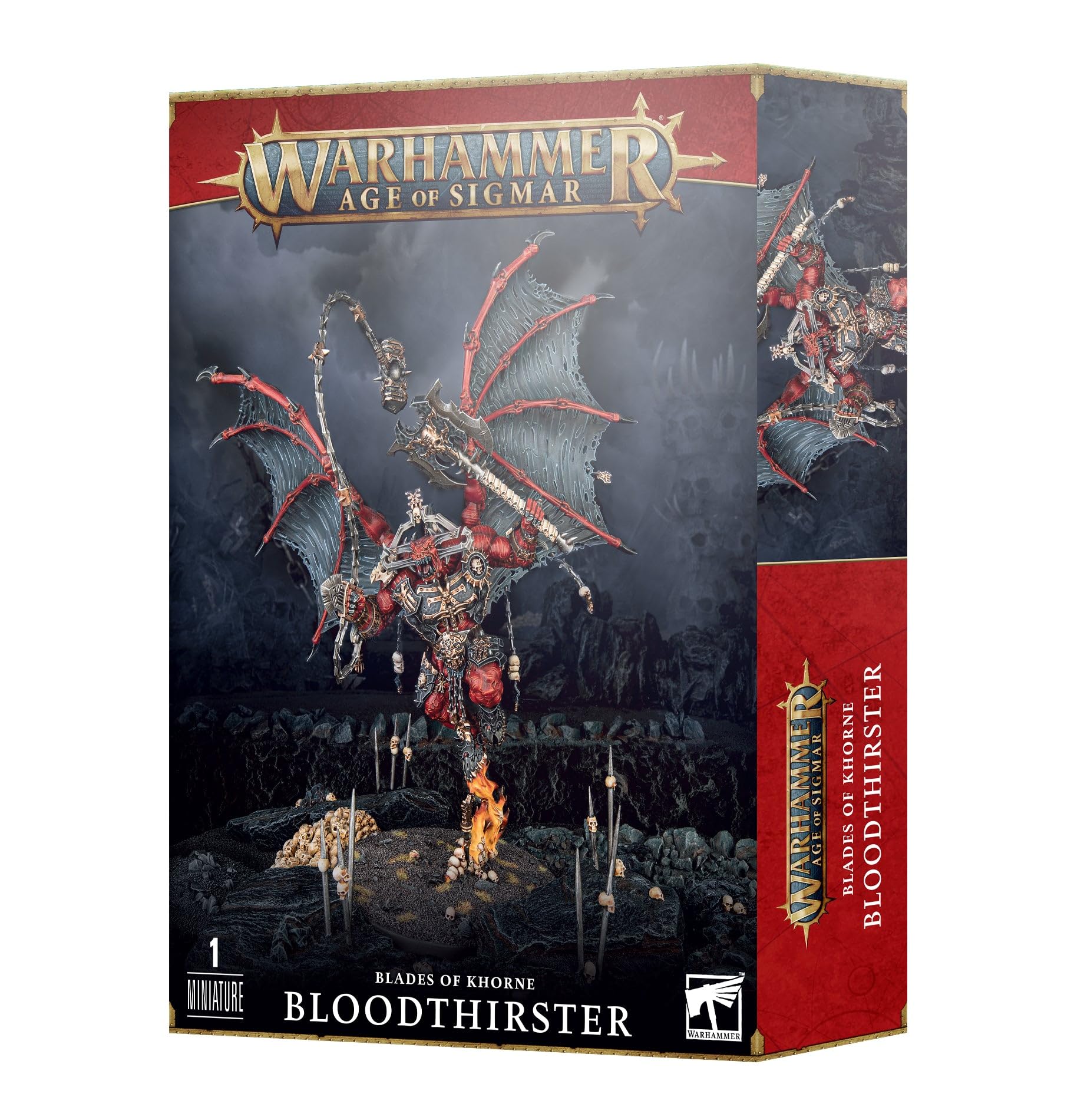 新品未開封 WARHAMMER 40000 BLOODTHIRSTER Amazon.com: Bloodthirster Daemons of Khorne Warhammer 40K Age of