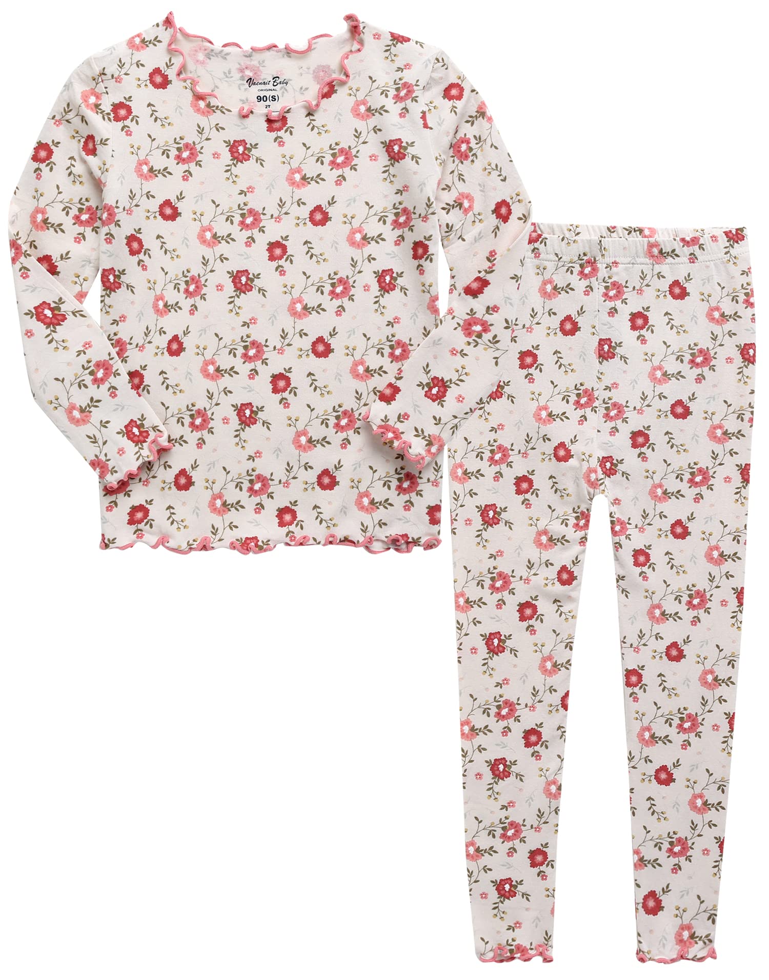 VAENAIT BABY 6M-12Y Kids Unisex Girls & Boys Soft Comfy Modal Tencel Sleepwear Pajamas 2pcs or 4pcs Set