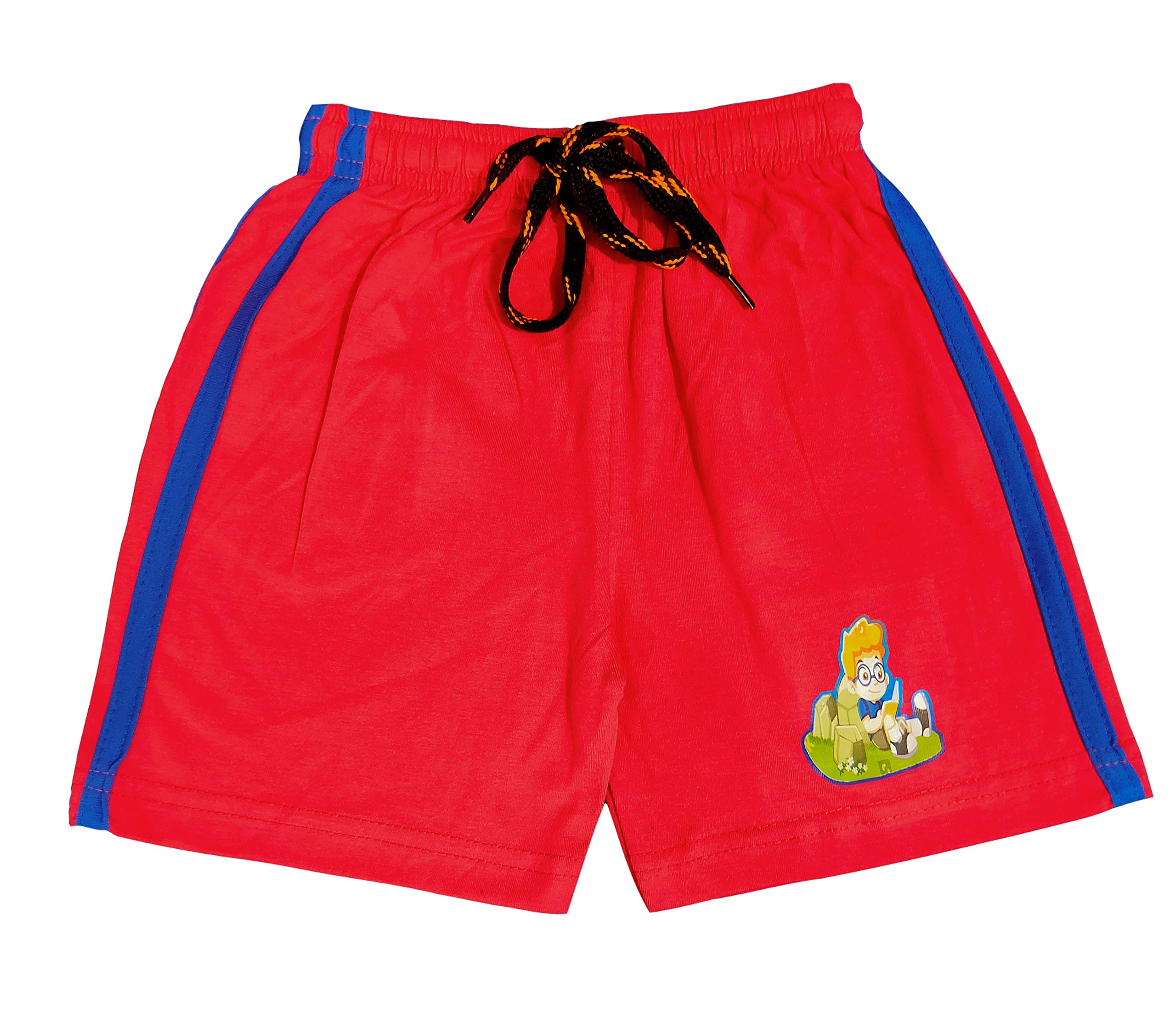BABA AND BABY Boys and Girls Regular Cotton Shorts Pack of 5 (18-24 Months, Multi-2) 3