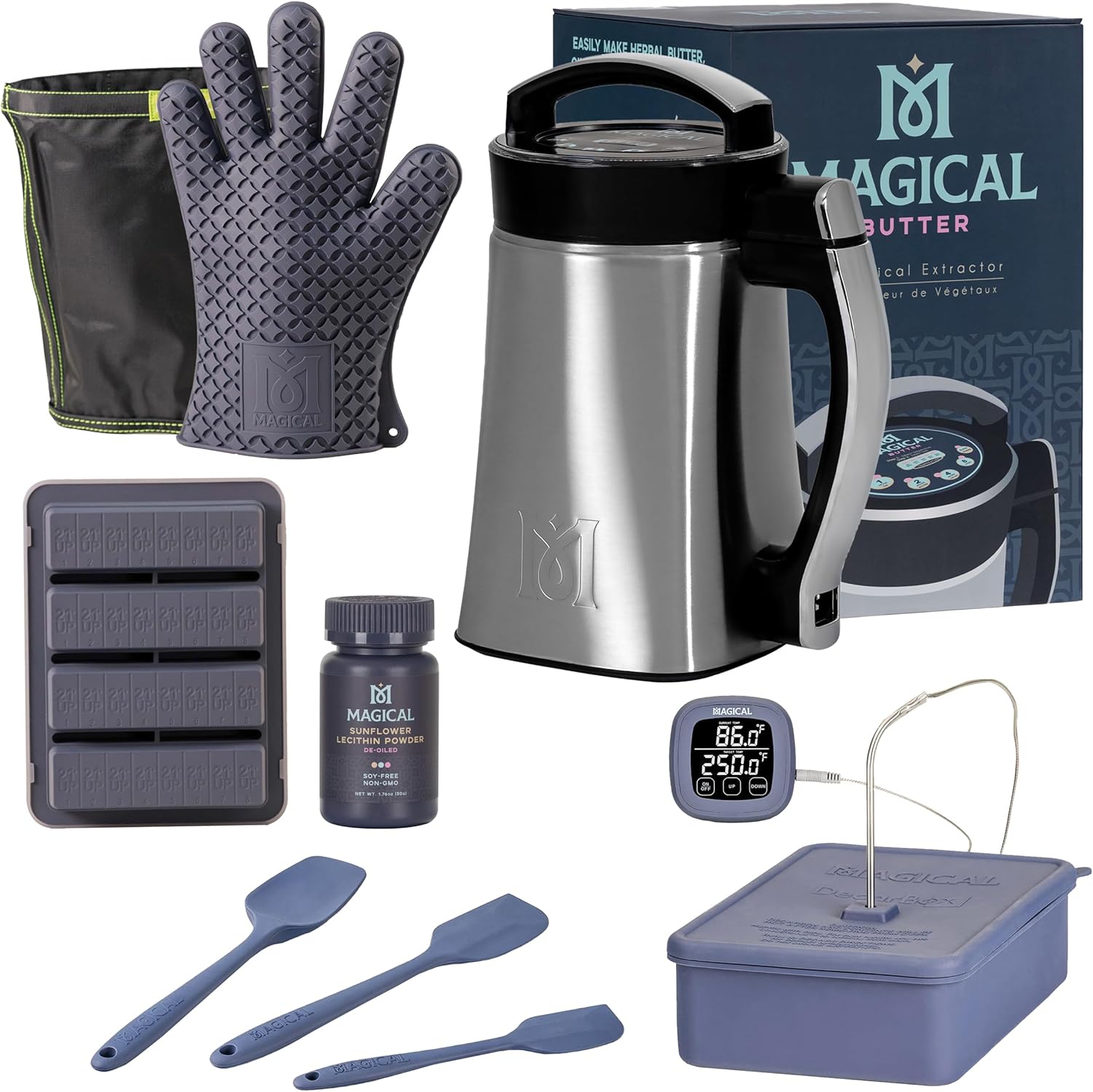 Mb2e, Decarbox, Lecitina, Espátulas y Bandeja Mb2e, Decarbox, Lecitina, Espátulas y Bandeja