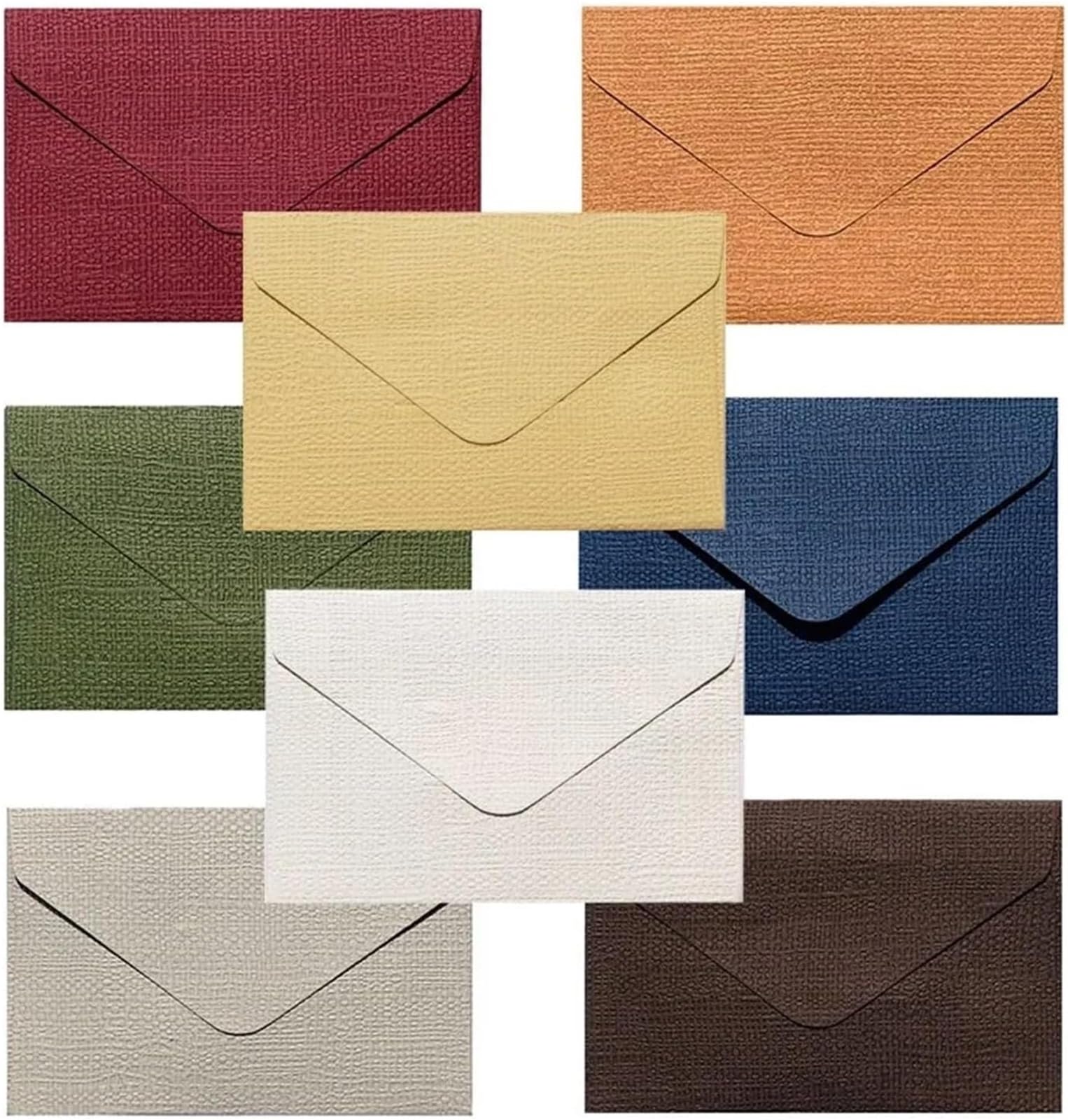 Koperty na zaproszenia, Invitation Card Envelopes 10 pcs Multicolor 105x70mm(Dark blue)