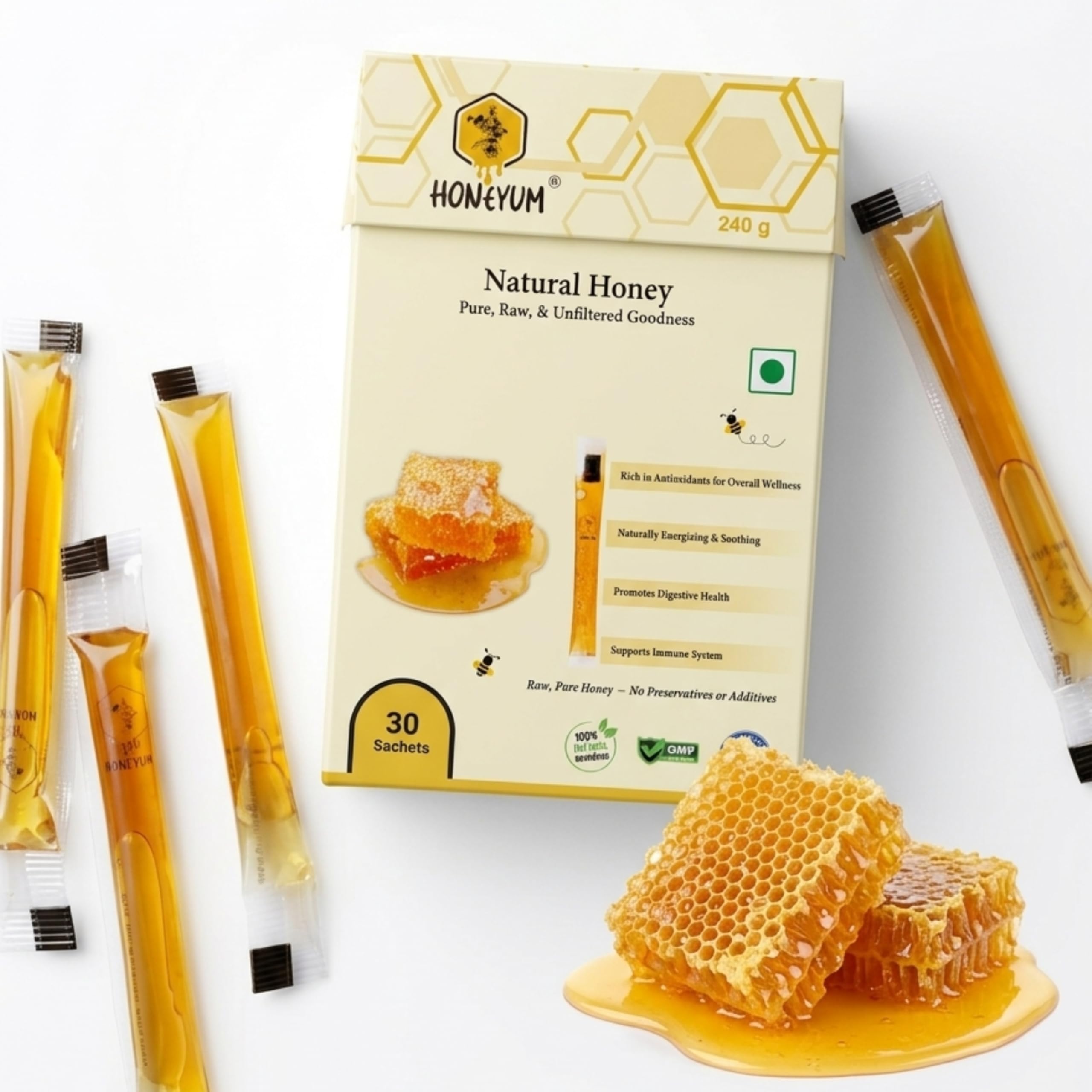 小物入れ honey-T HONEYUM Honey Sachets Pack of 30