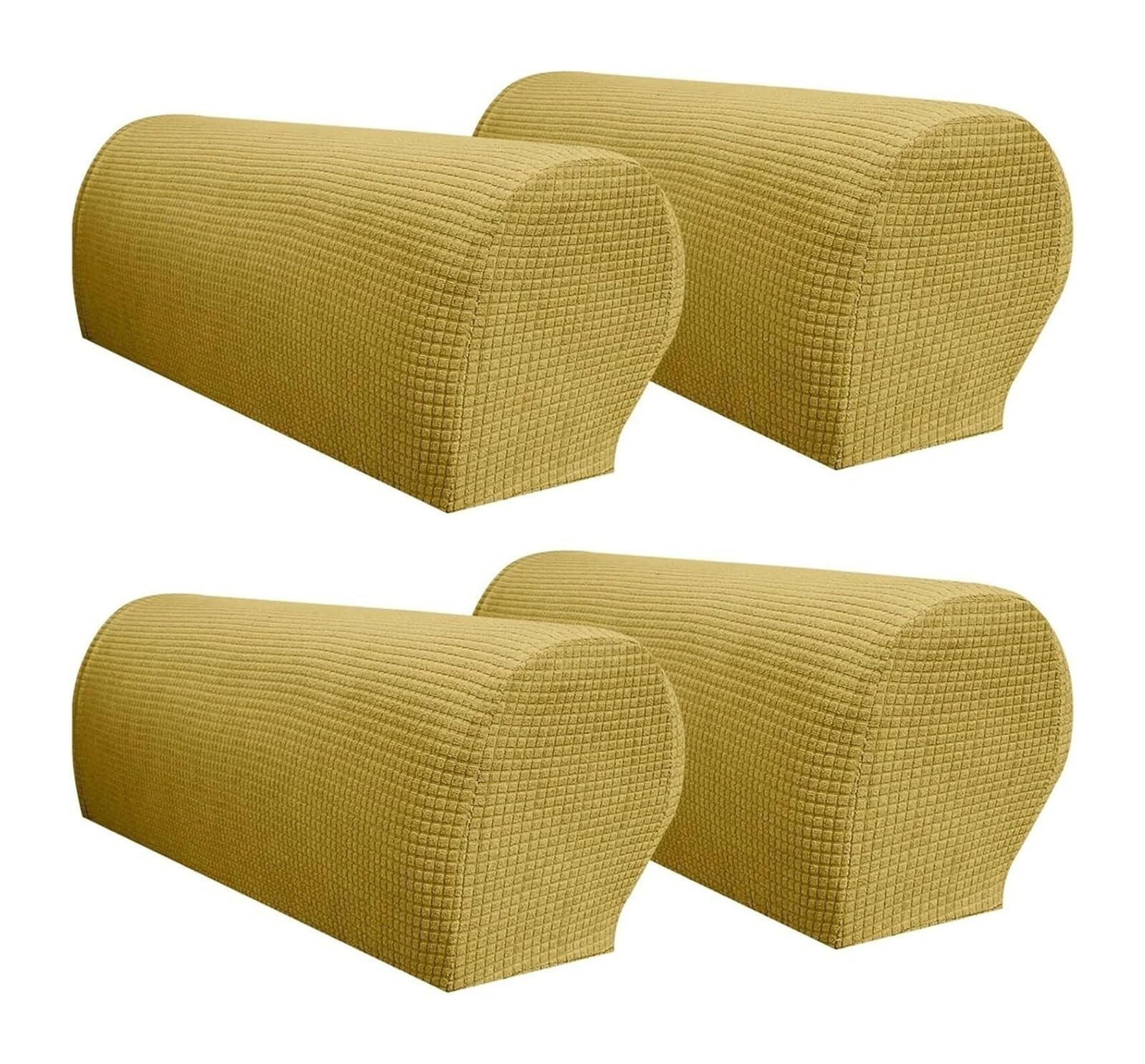 Removable Sofa Armrestors 4 Pack Multicolor 21.7x9.7x5.7 in(Dark Beige)