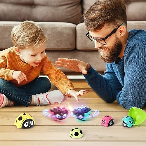 Miniatura 7 de Hamdol Automóviles de tracción hacia atrás multifunción rotación de 360 giroscopio superior empuja y regresa y adelante juguetes de coche juguetes