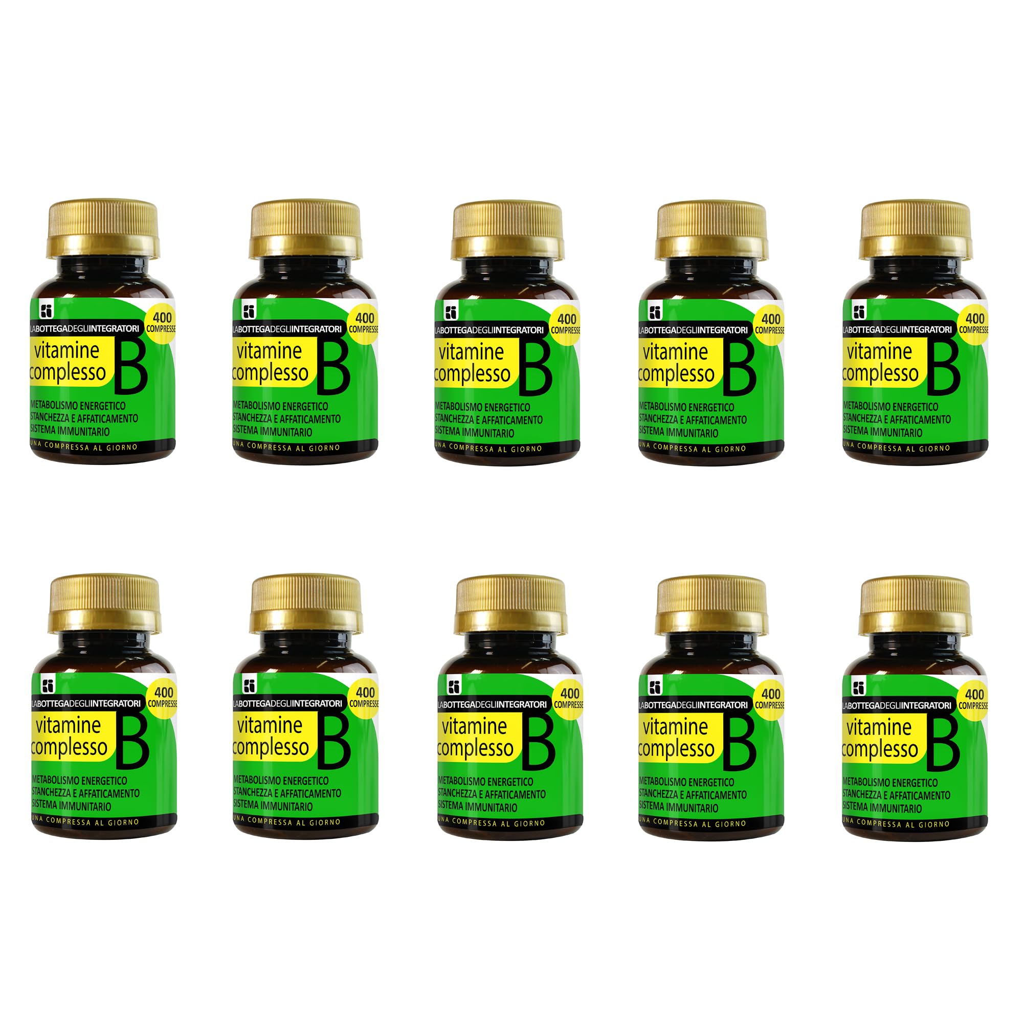 Vitamina Complesso B 4000 Compresse 1 al Giorno | non di origine animale | Gruppo B Completo ad Alto Dosaggio | Stanchezza Affaticamento | Sistema Immunitario | Energia | Senza Glutine e Lattosio