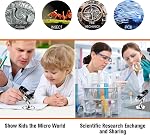 USB Digital Microscope 40X to 1000X, 8 LED Magnification Endoscope Camera with Carrying Case & Metal Stand, Compatible for Android Windows 7 8 10 Linux Mac