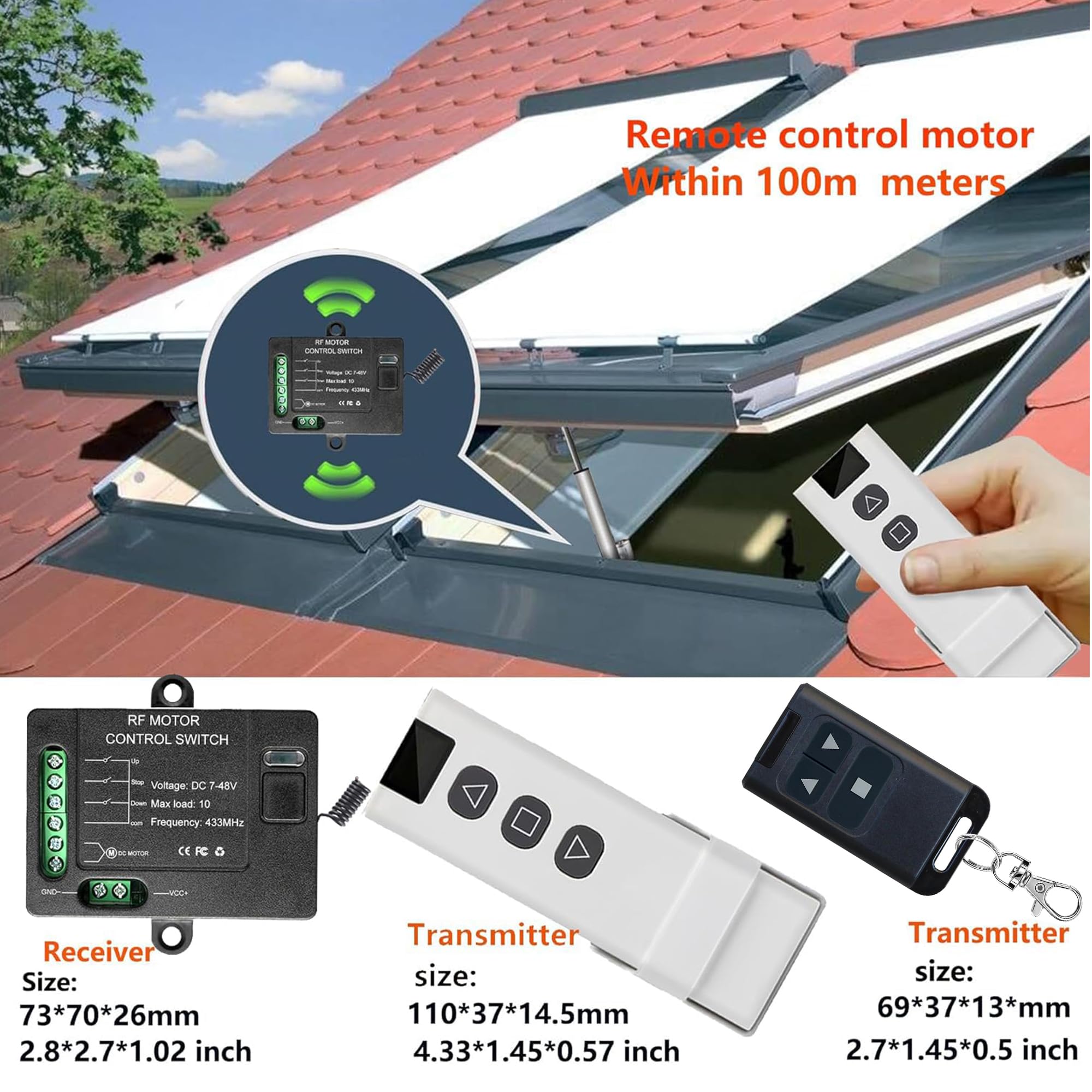 Remote Control Linear Actuator Switch - 7V-48V -5