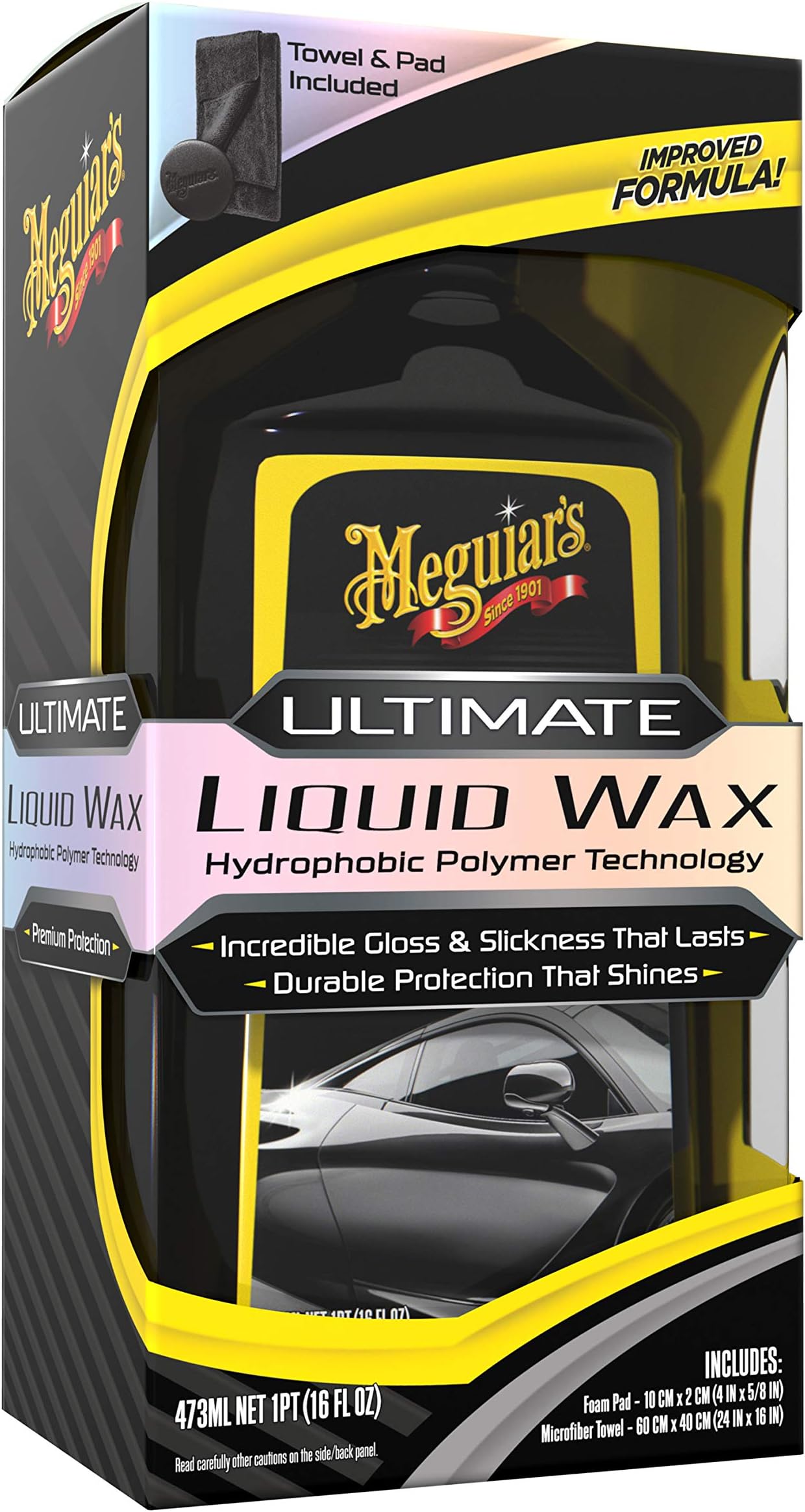 Meguiar's G17516EU Ultimate Quik Wax - Cera en Spray para Coche, 450 ml ...