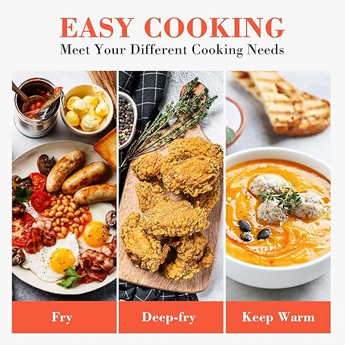 Miniatura 6 de Quemador doble, quemador eléctrico CUSIMAX de cerámica de 1800 W para cocinar, quemador infrarrojo de placa de vidrio, estufa eléctrica portátil de