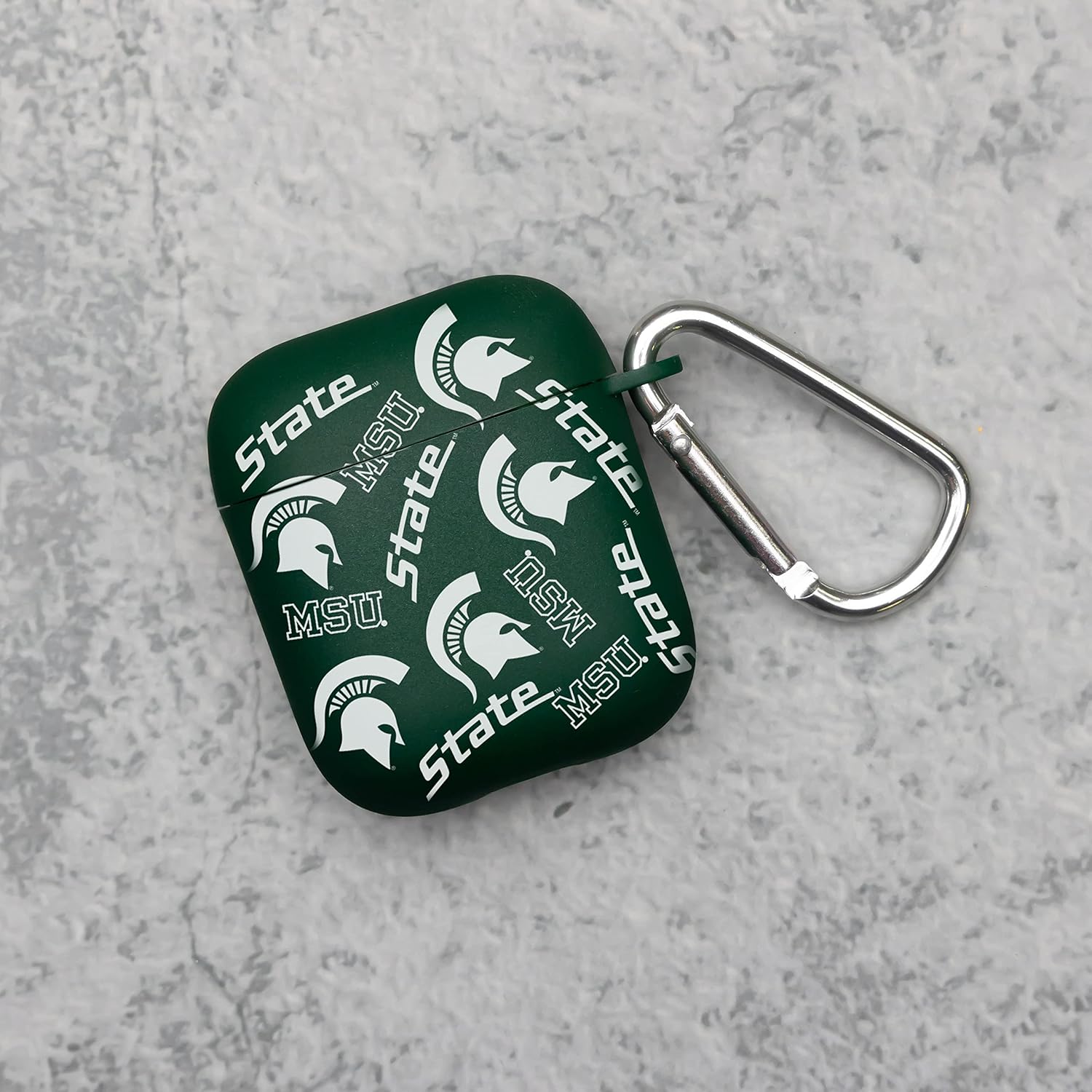 AFFINITY BANDS Michigan State Spartans HD Combo Package Compatible with Apple Watch and AirPods Gen 1 & 2 (38/40/41mm (42mm Series 11) Long Random)