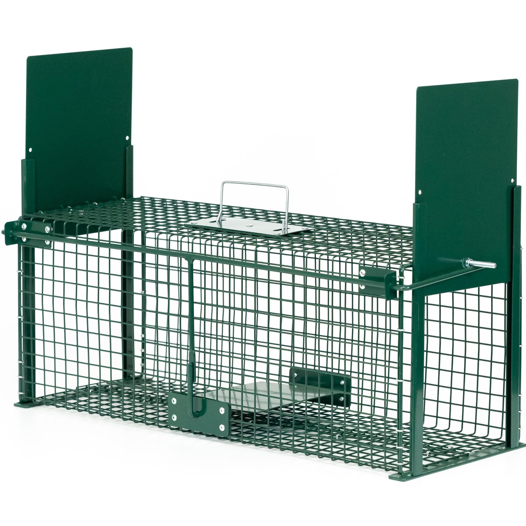 ITA Trappola 5067IT - 61x23x21 cm - 2 Porte, Resistente agli Agenti Atmosferici, Riutilizzabile, Montata