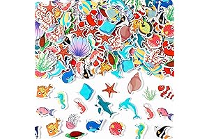 JULBEAR Ocean Sea Animal Foam Stickers - The Vibrant Marine Decor for Your Imaginative Explorations