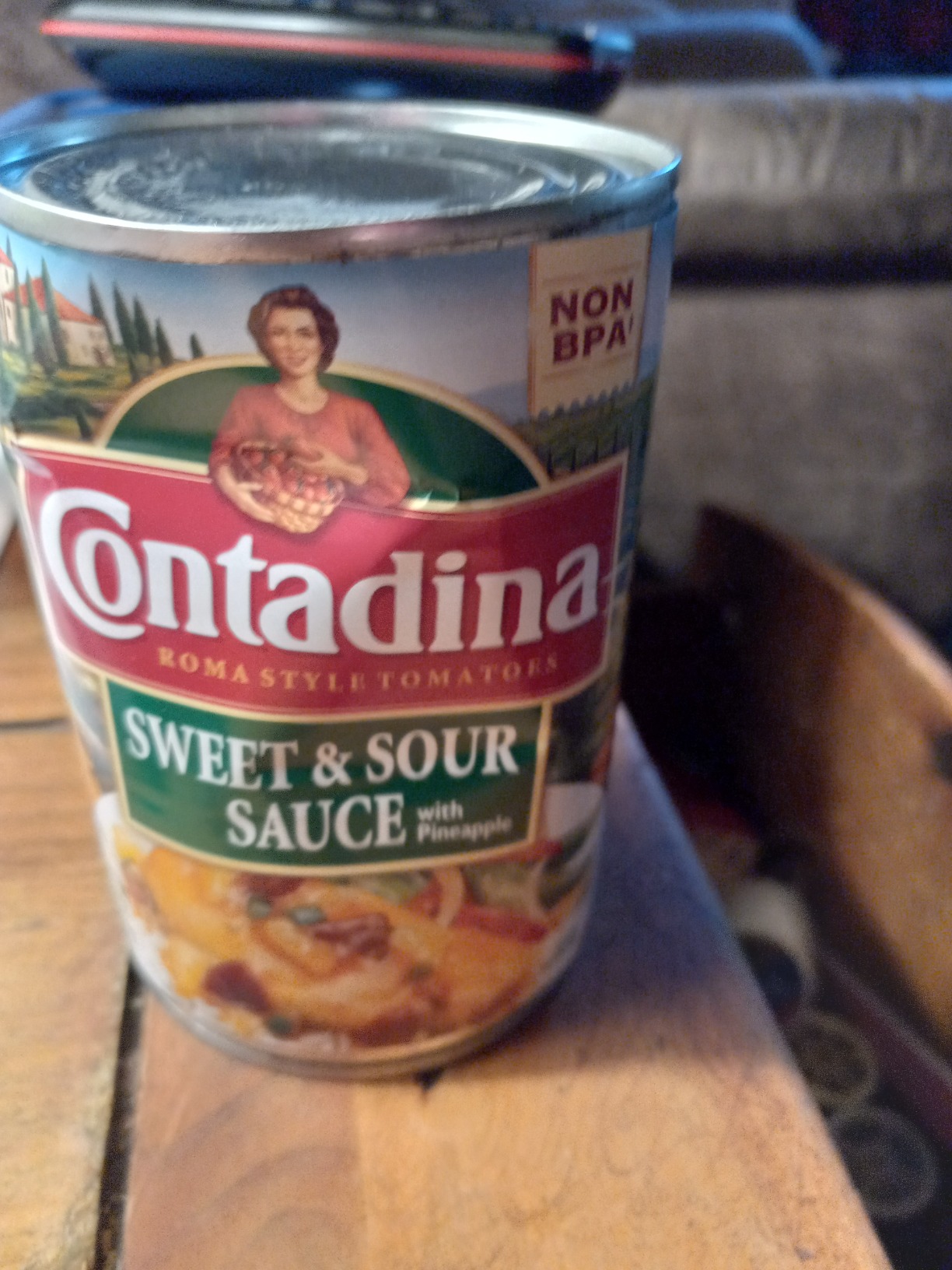 Contadina, Sweet & Sour Sauce with Pineapple, 16oz Can
