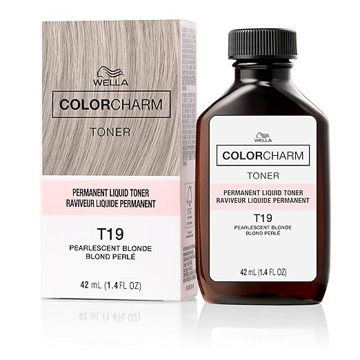 COLORCHARM Permanent Liquid Hair Toners | Neutralize Brass | Healthy-Looking Blondes Tones | Vegan & Free of Parabens | 1.4 FlOz
