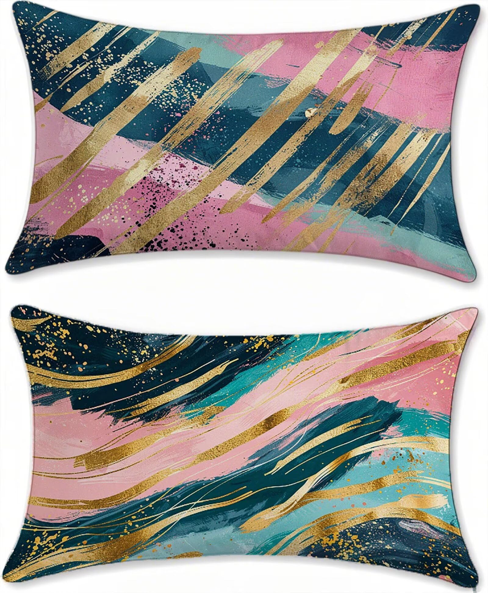 Housse coussin exterieur impermeable en lin de qualité pour oreiller de salon