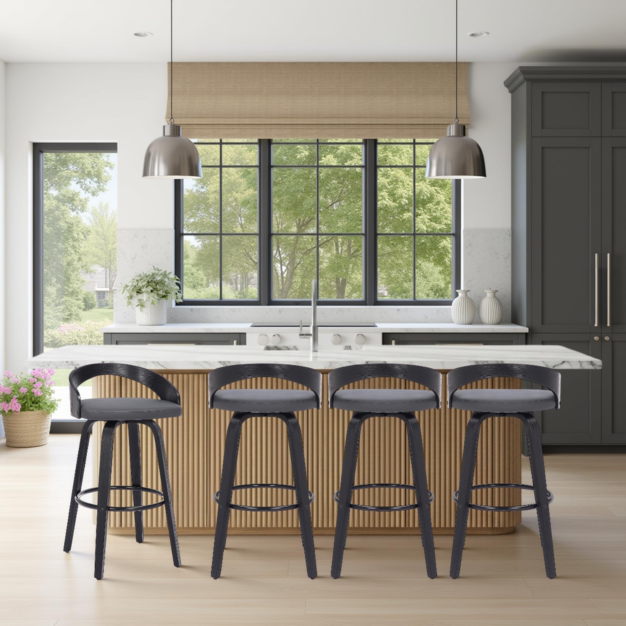 Armen Living Sonia Bar Stool Set of 2