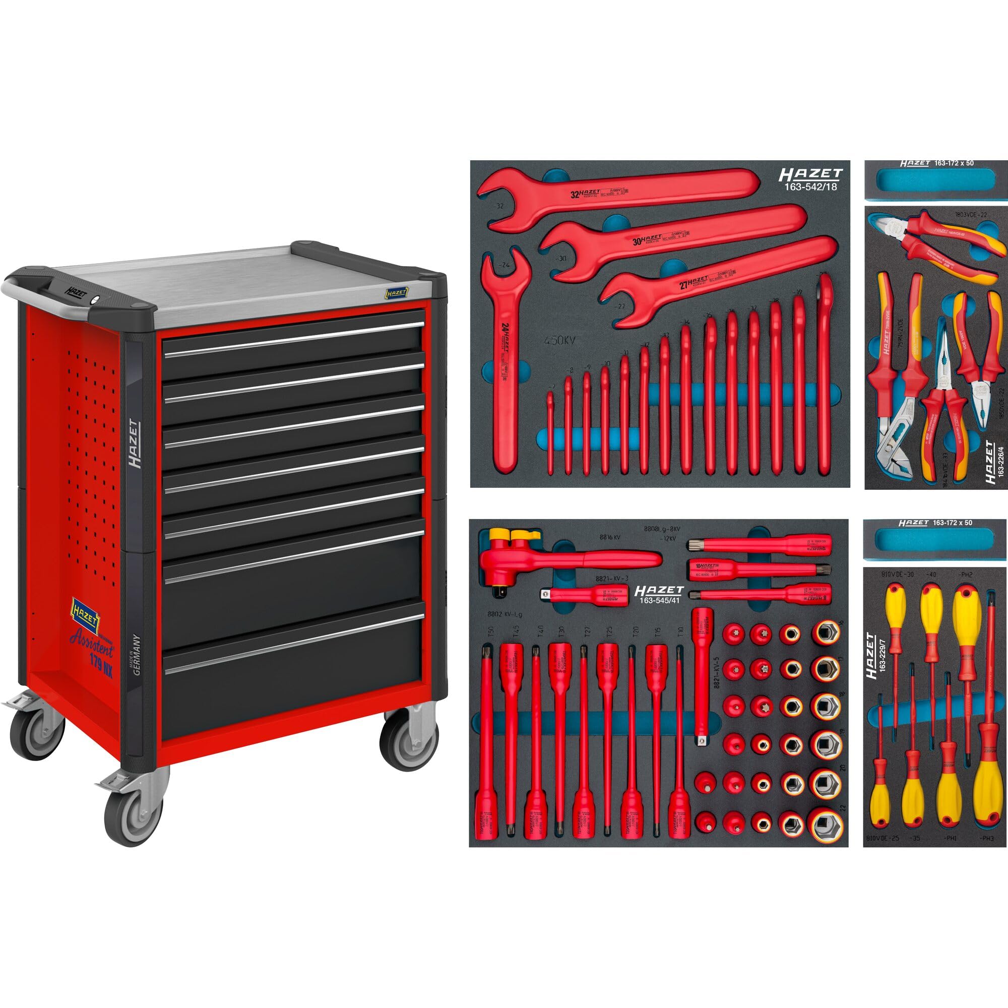 Hazet Workshop Trolley Assistant, 179NX-7/70KV