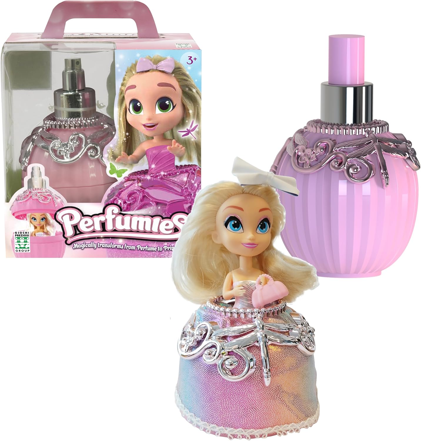 Perfumies, 14 cm Misty Dream Pop Perfume Bottle with Accessories for Children from 3 Years PEF008 Pink Perfumies, 14 cm Misty Dream Pop Perfume Bottle with Accessories for Children from 3 Years PEF008 Pink