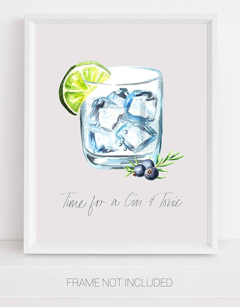 ジン   タンカレー  ジントニック 壁掛け アート ジン タンカレー ジントニック 壁掛け アート ジン タンカレー