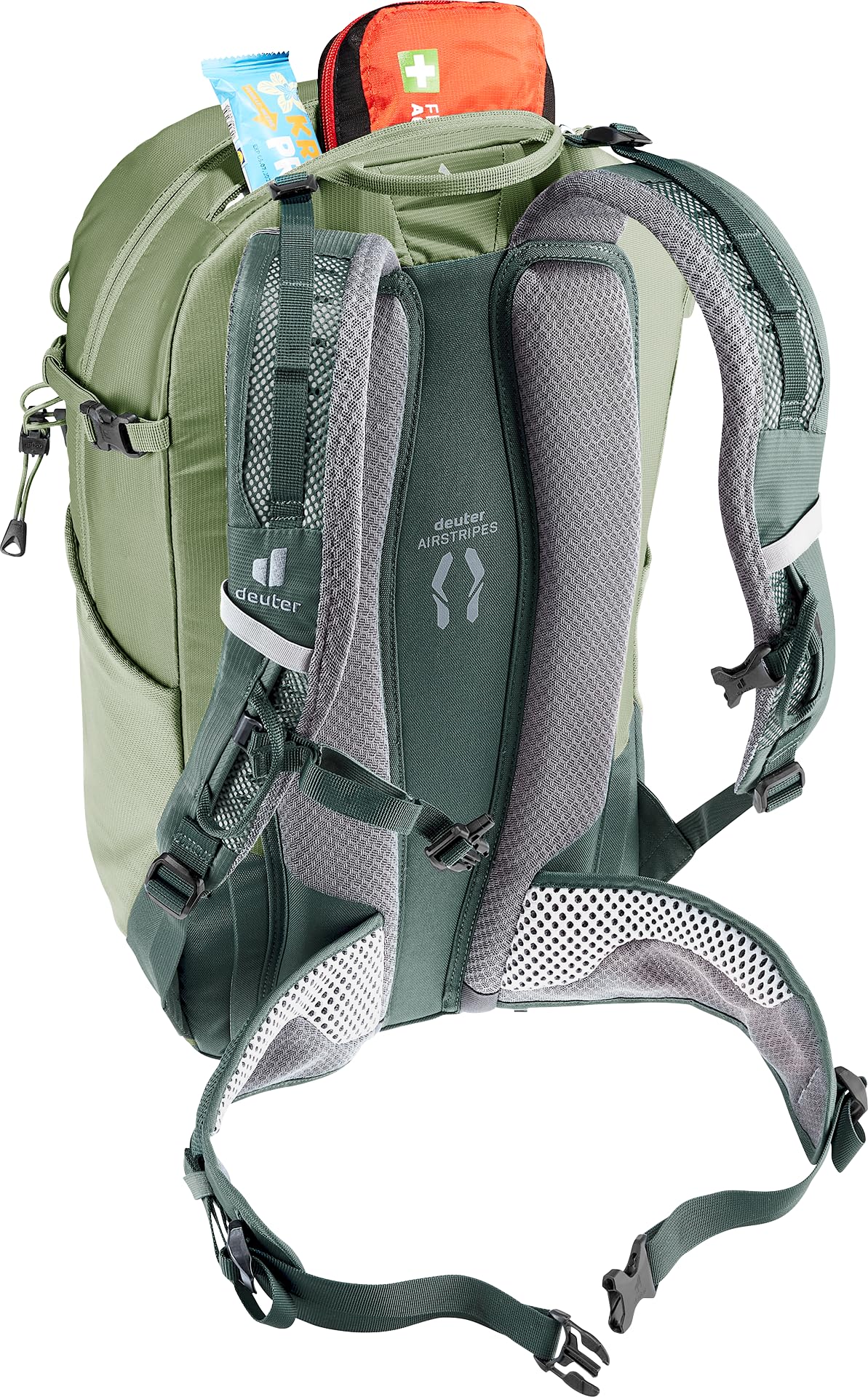 deuter Trail 25 plecak trekkingowy i Via Ferrata, Grove-ivy, 25 L, Minimalistyczny