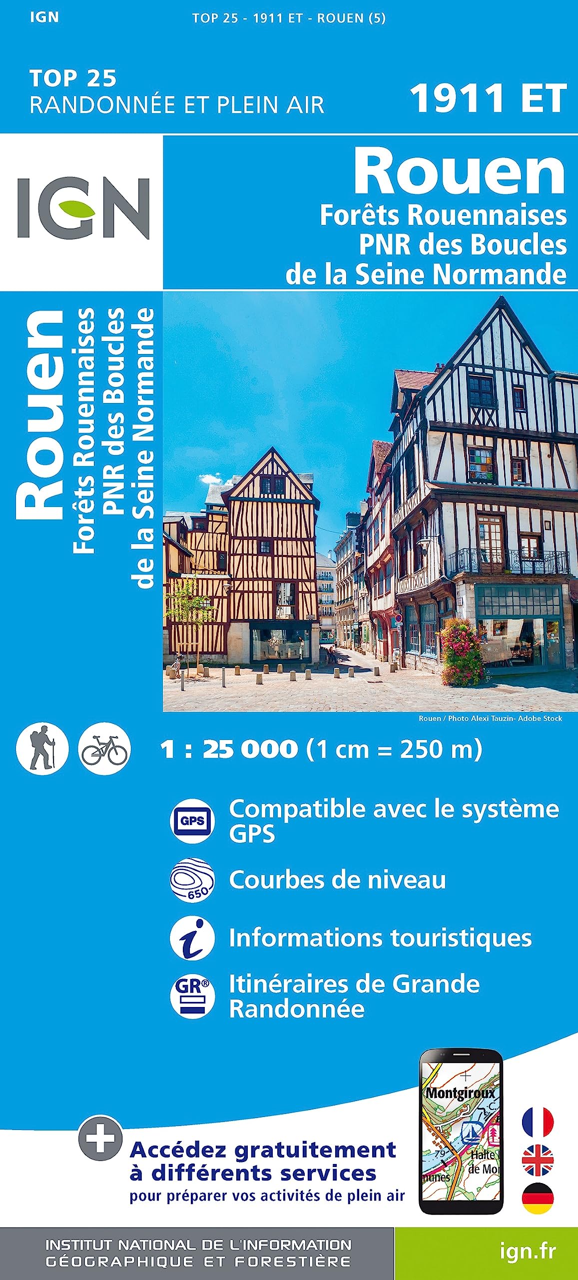 Rouen / Forêts Rouennaises / PNR (1911ET) (TOP 25)