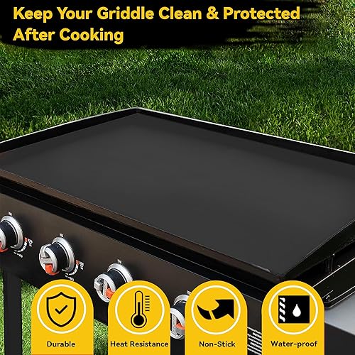 Miniatura 7 de Alfombrilla de silicona para parrilla Blackstone de 28 pulgadas, cubierta protectora para parrilla Blackstone, cubiertas para protector de